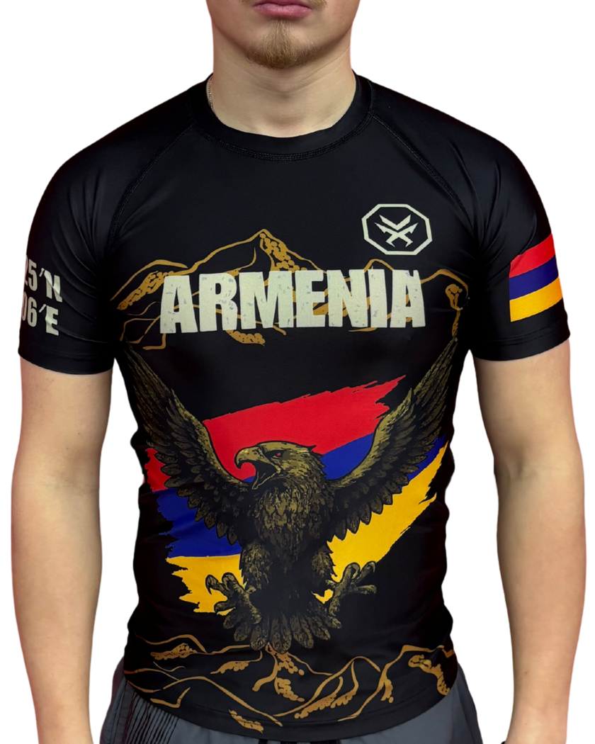 Rashguard  – ARMENIA Edition (Kurzarm) Armenien