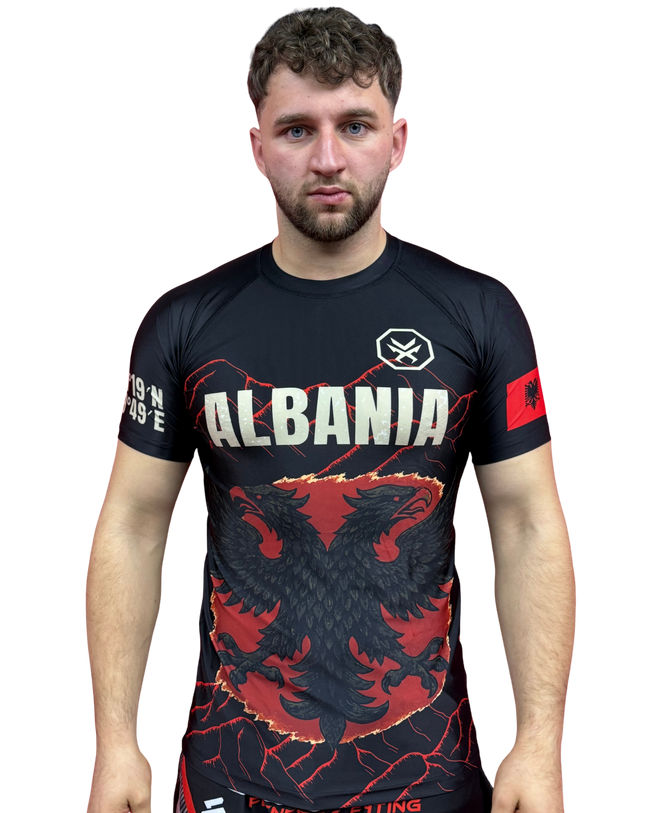 Rashguard  – ALBANIA Edition (Kurzarm) Albanien