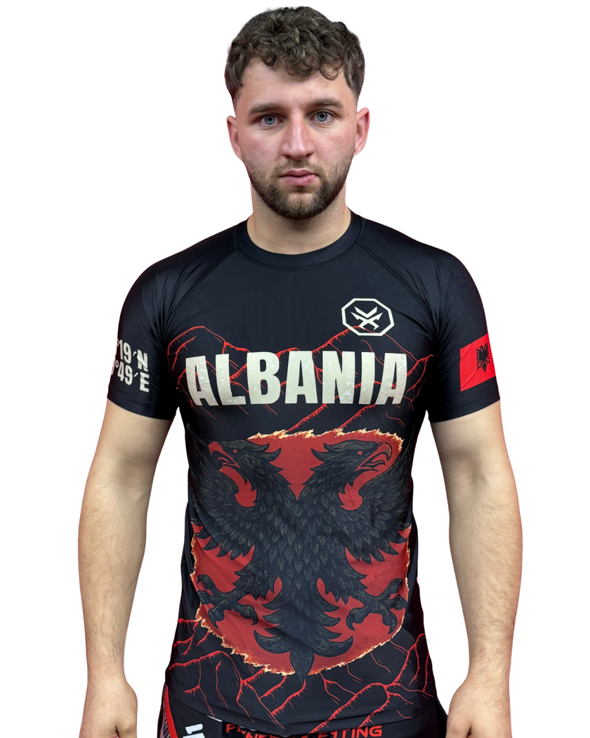 Rashguard  – ALBANIA Edition (Kurzarm) Albanien