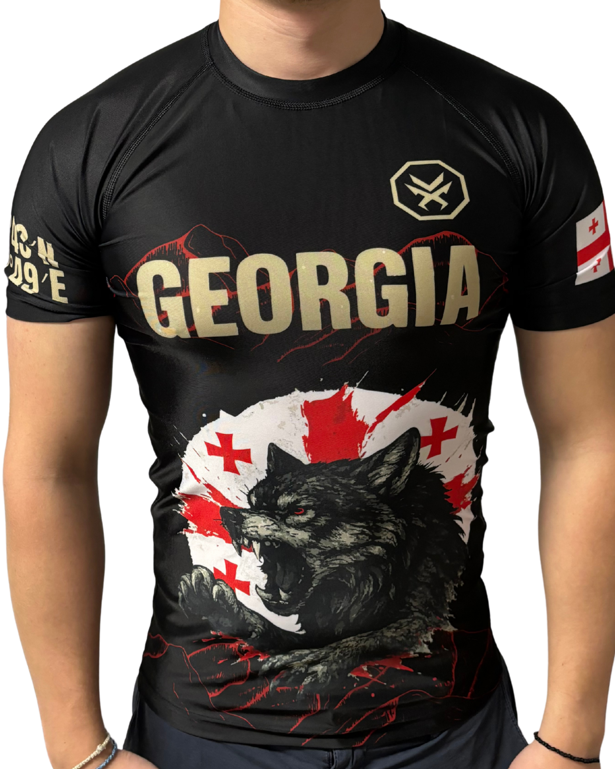 Rashguard  – GEORGIA Edition (Kurzarm) Georgien