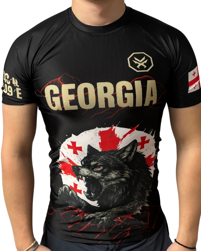 Rashguard  – GEORGIA Edition (Kurzarm) Georgien