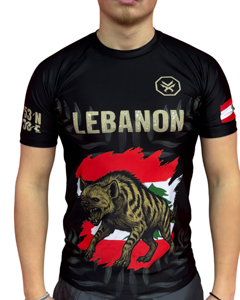 Rashguard  –  LEBANON Edition (Kurzarm) Libanon