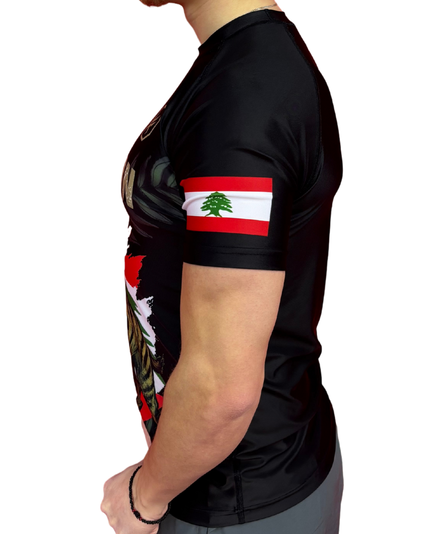 Rashguard  –  LEBANON Edition (Kurzarm) Libanon