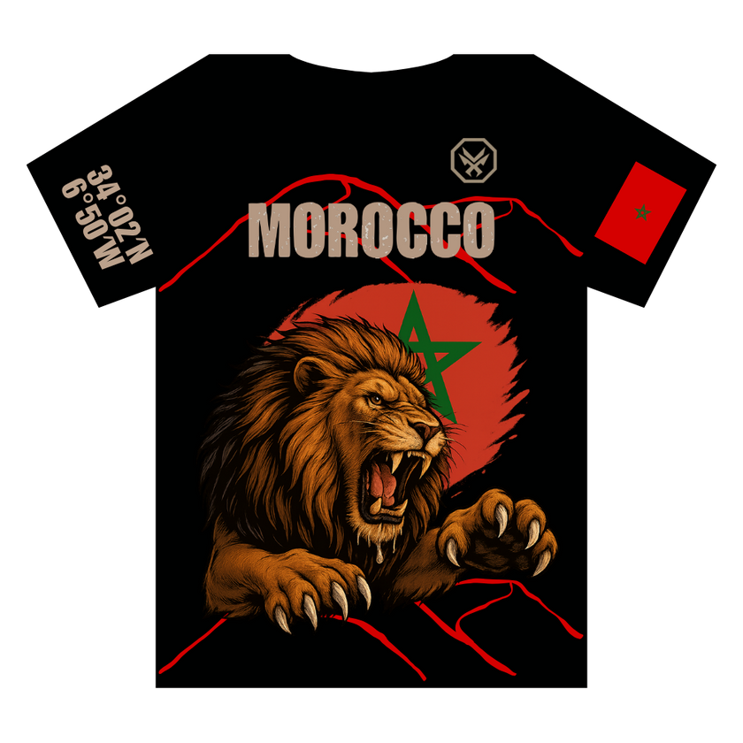 Rashguard – MOROCCO Edition (Kurzarm) Marokko
