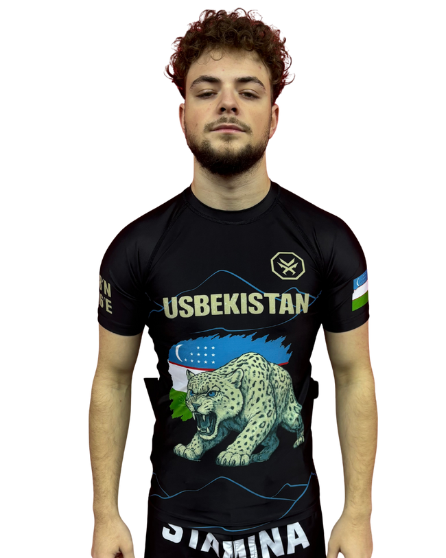 Rashguard  – USBEKISTAN Edition (Kurzarm)