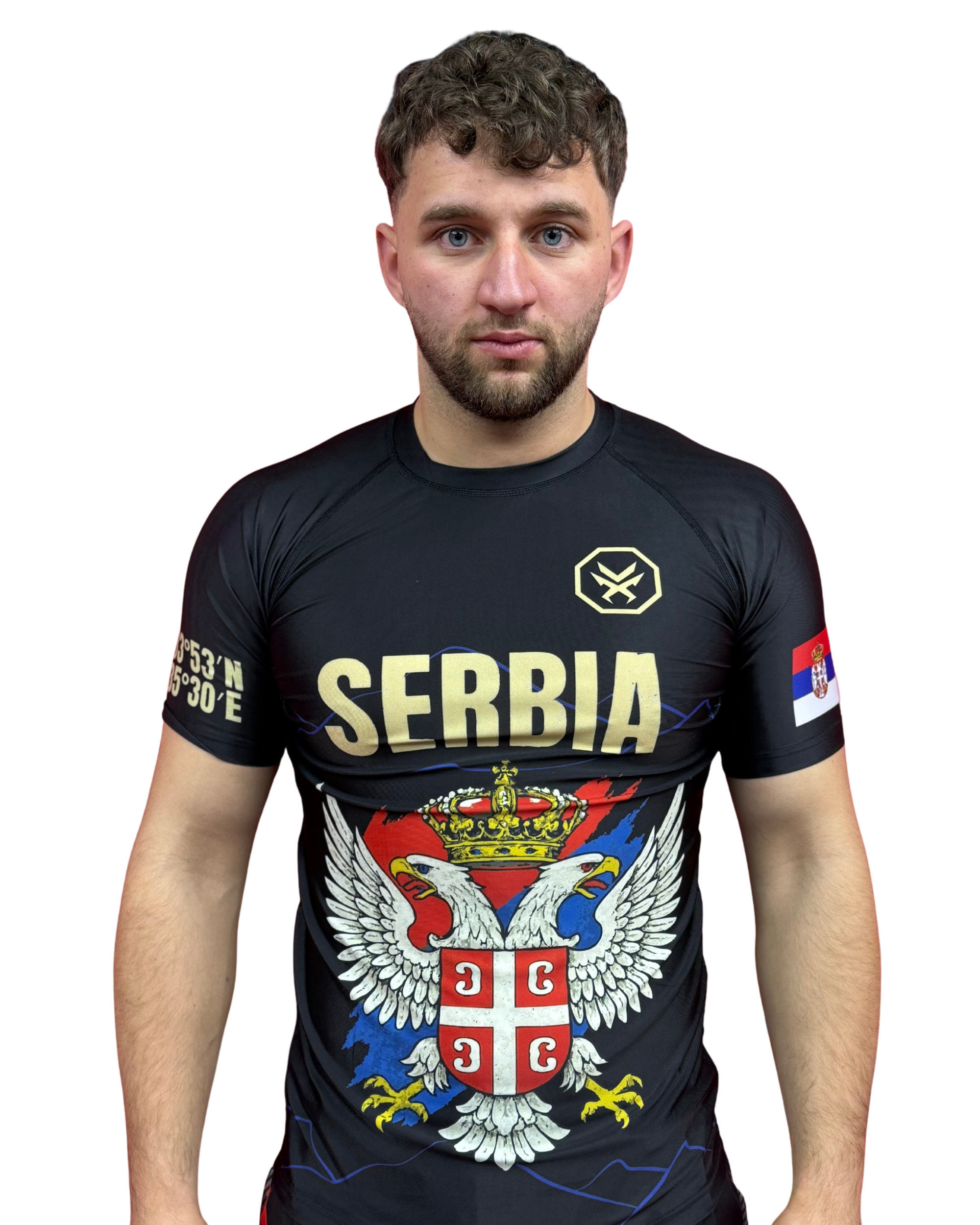 Rashguard  – SERBIA Edition (Kurzarm) Serbien