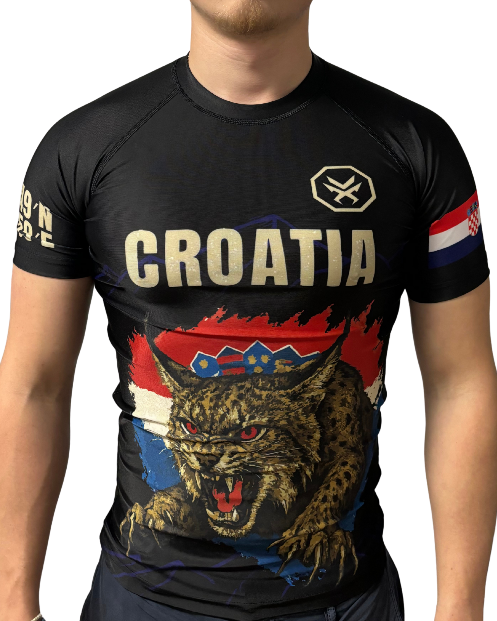 Rashguard  – CROATIA Edition (Kurzarm) Kroatien