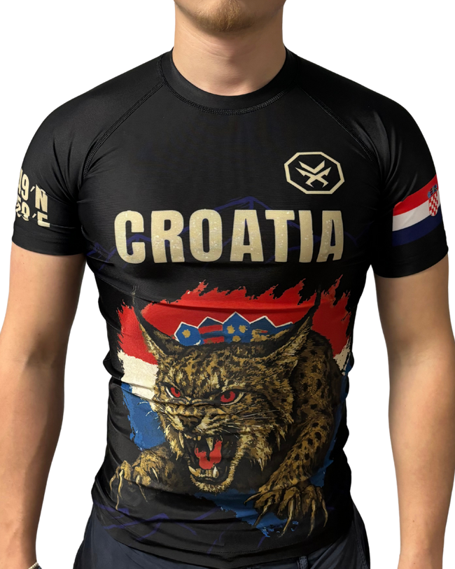 Rashguard  – CROATIA Edition (Kurzarm) Kroatien
