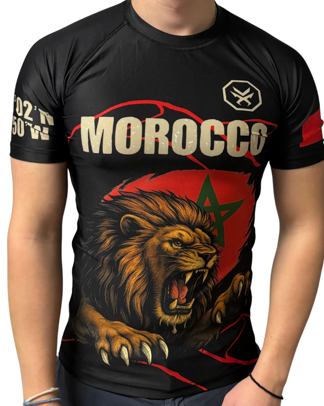 Rashguard – MOROCCO Edition (Kurzarm) Marokko