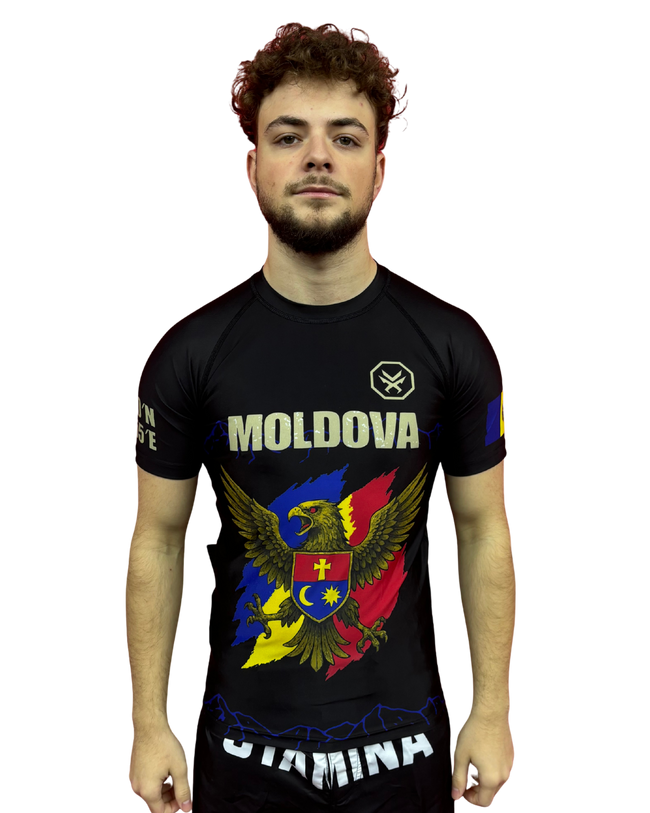 Rashguard  – MOLDOVA Edition (Kurzarm) Moldawien