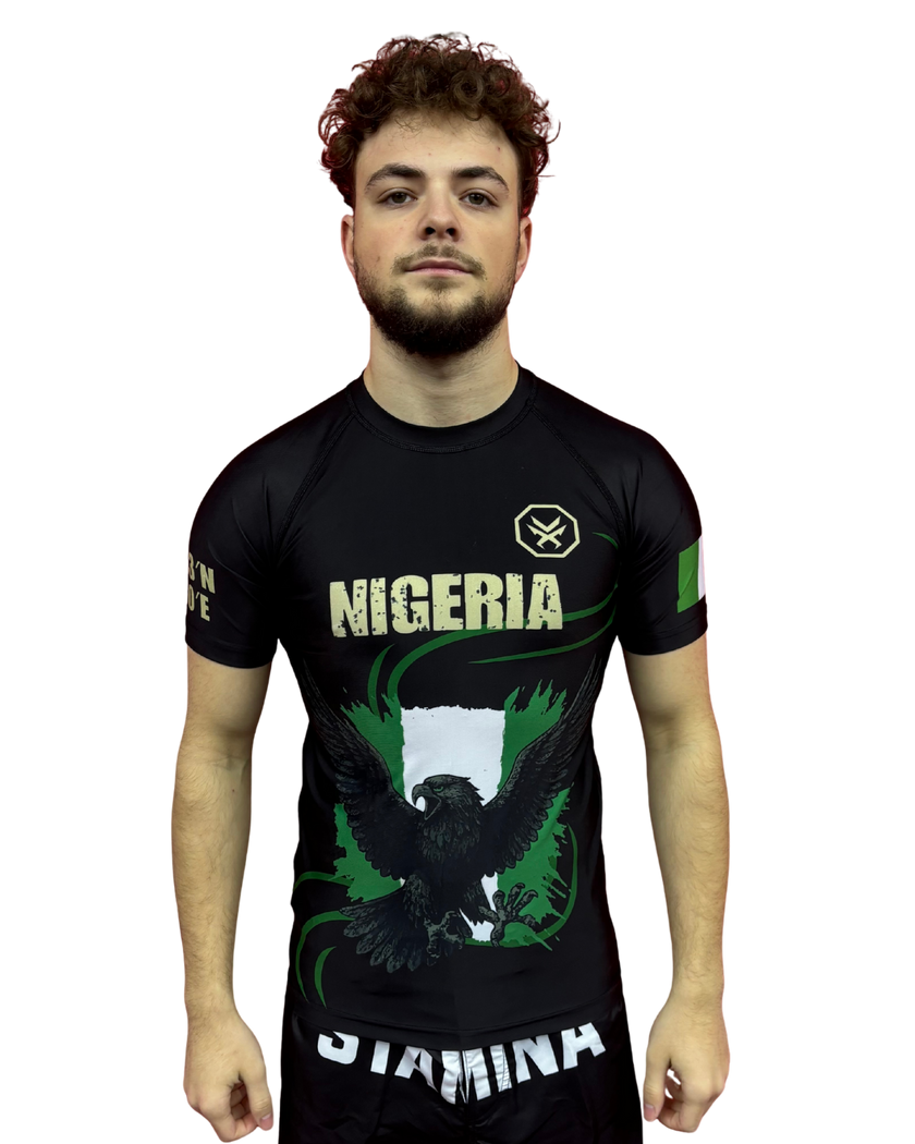 Rashguard  – NIGERIA Edition (Kurzarm)