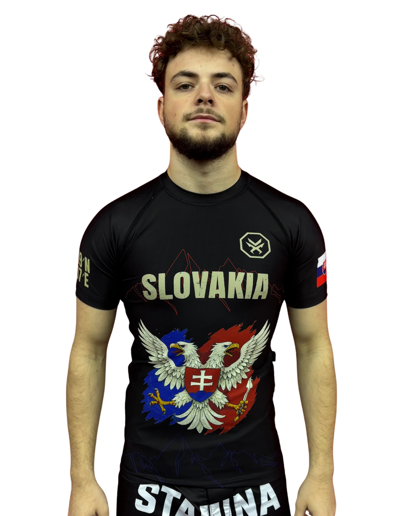 Rashguard  – SLOVAKIA Edition (Kurzarm) Slowakei