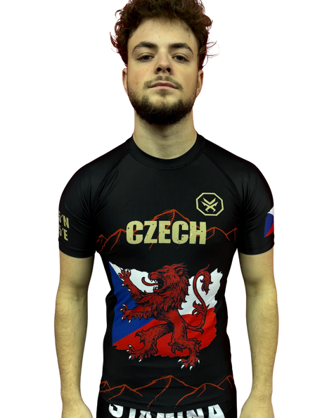 Rashguard  – CZECH Edition (Kurzarm) Tschechien