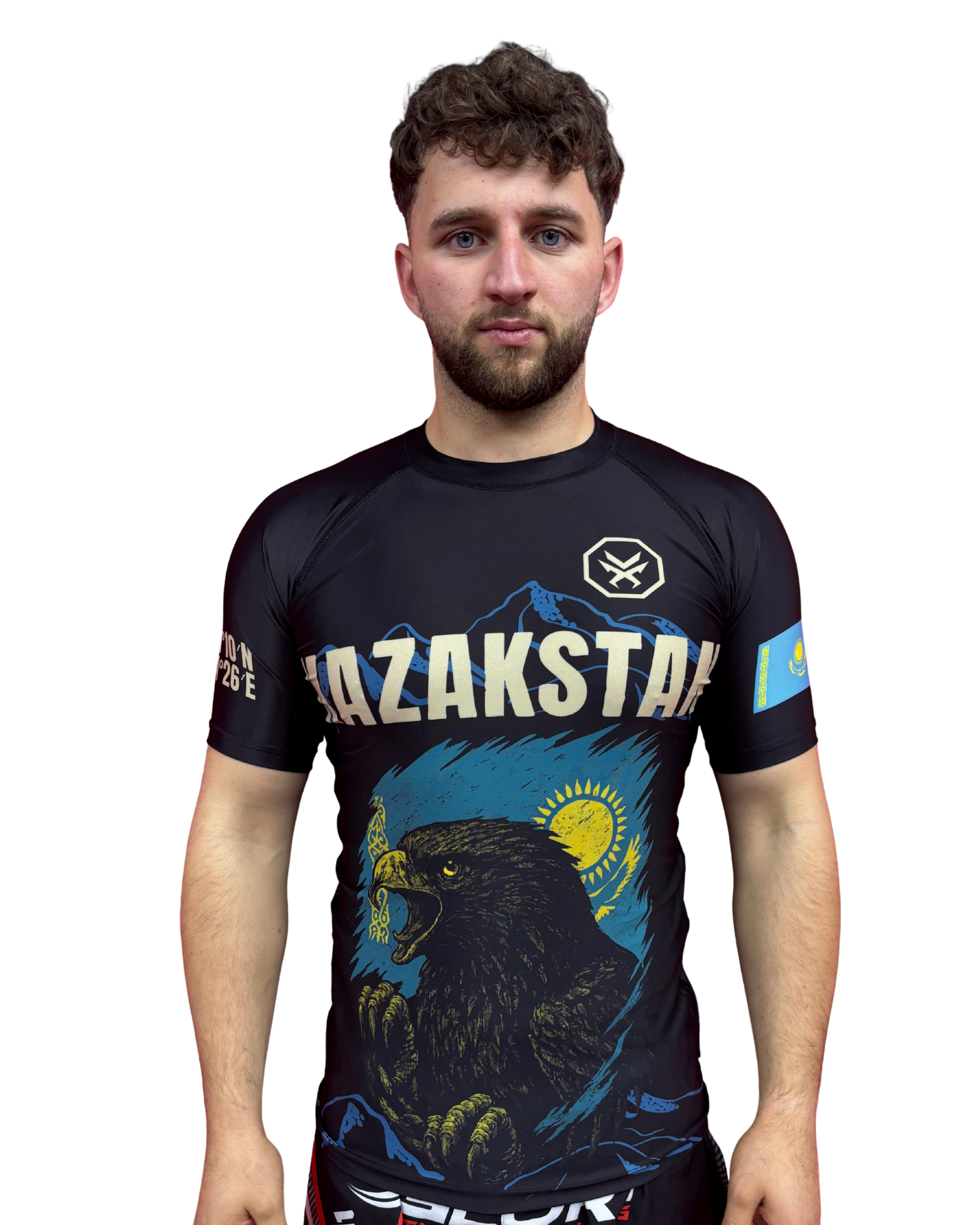 Rashguard  – KAZAKSTAN Edition (Kurzarm)