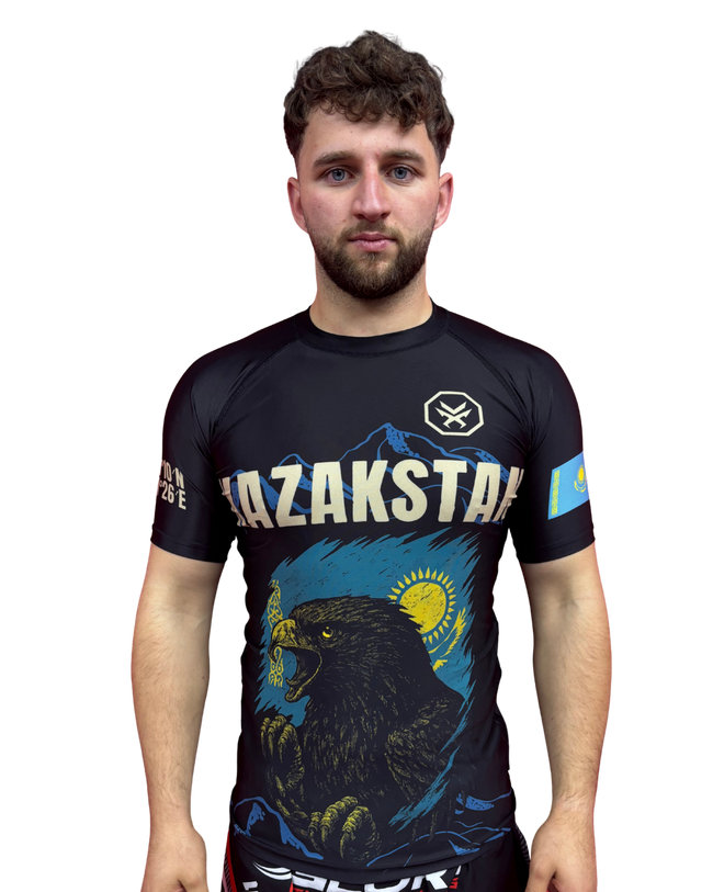 Rashguard  – KAZAKSTAN Edition (Kurzarm)