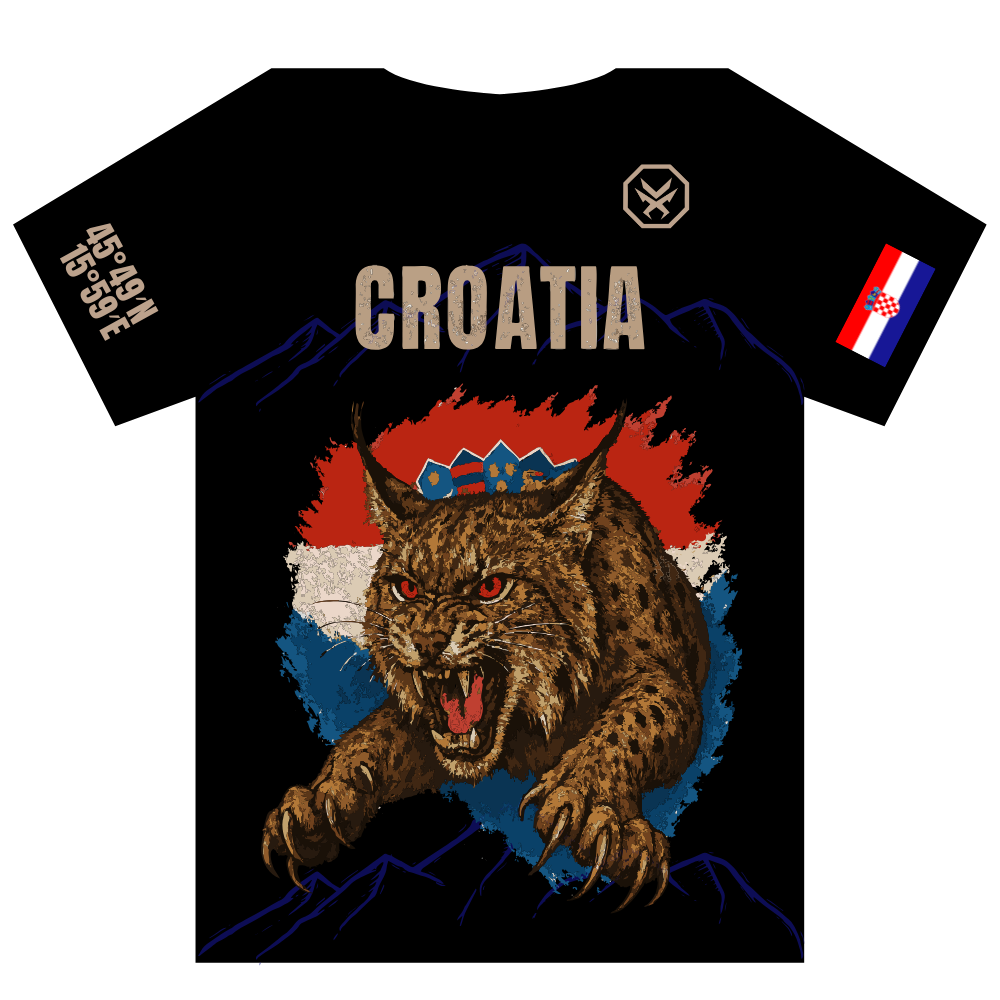 Rashguard  – CROATIA Edition (Kurzarm) Kroatien