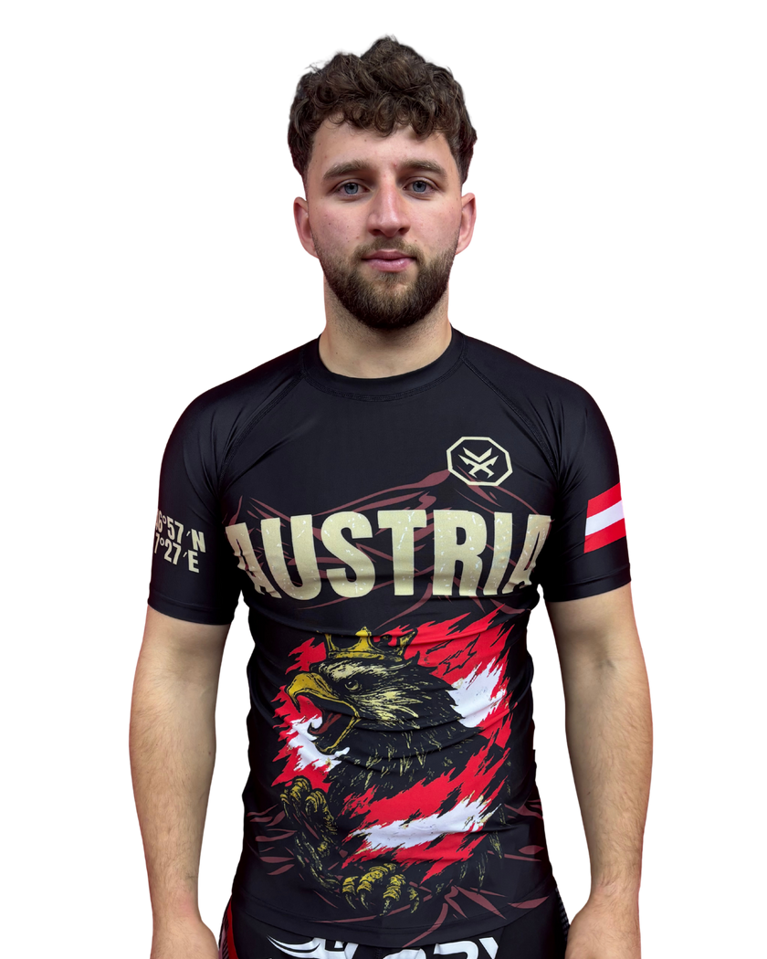 Rashguard – AUSTRIA Edition (Kurzarm) Österreich