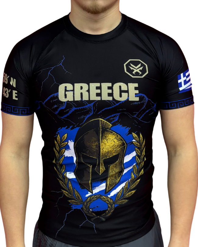 Rashguard  –  GREECE Edition (Kurzarm) Griechenland
