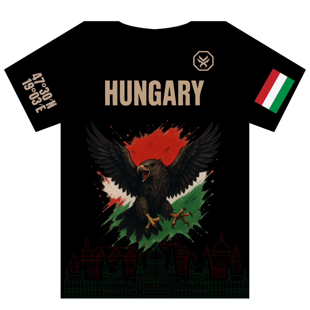 Rashguard  – HUNGARY Edition (Kurzarm) Ungarn