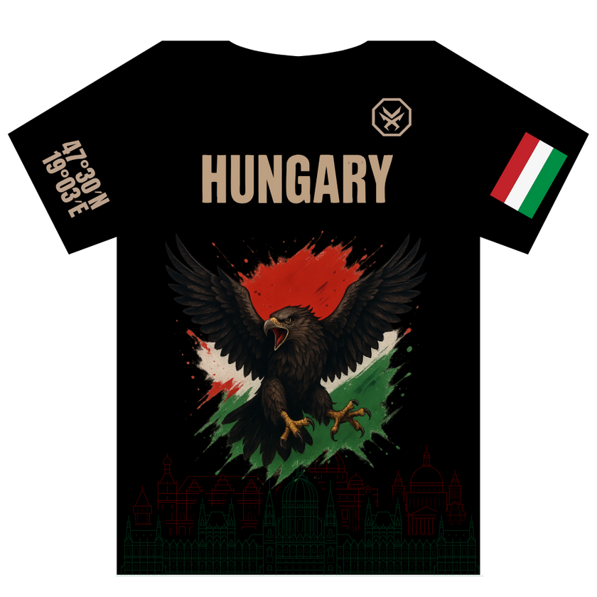 Rashguard  – HUNGARY Edition (Kurzarm) Ungarn