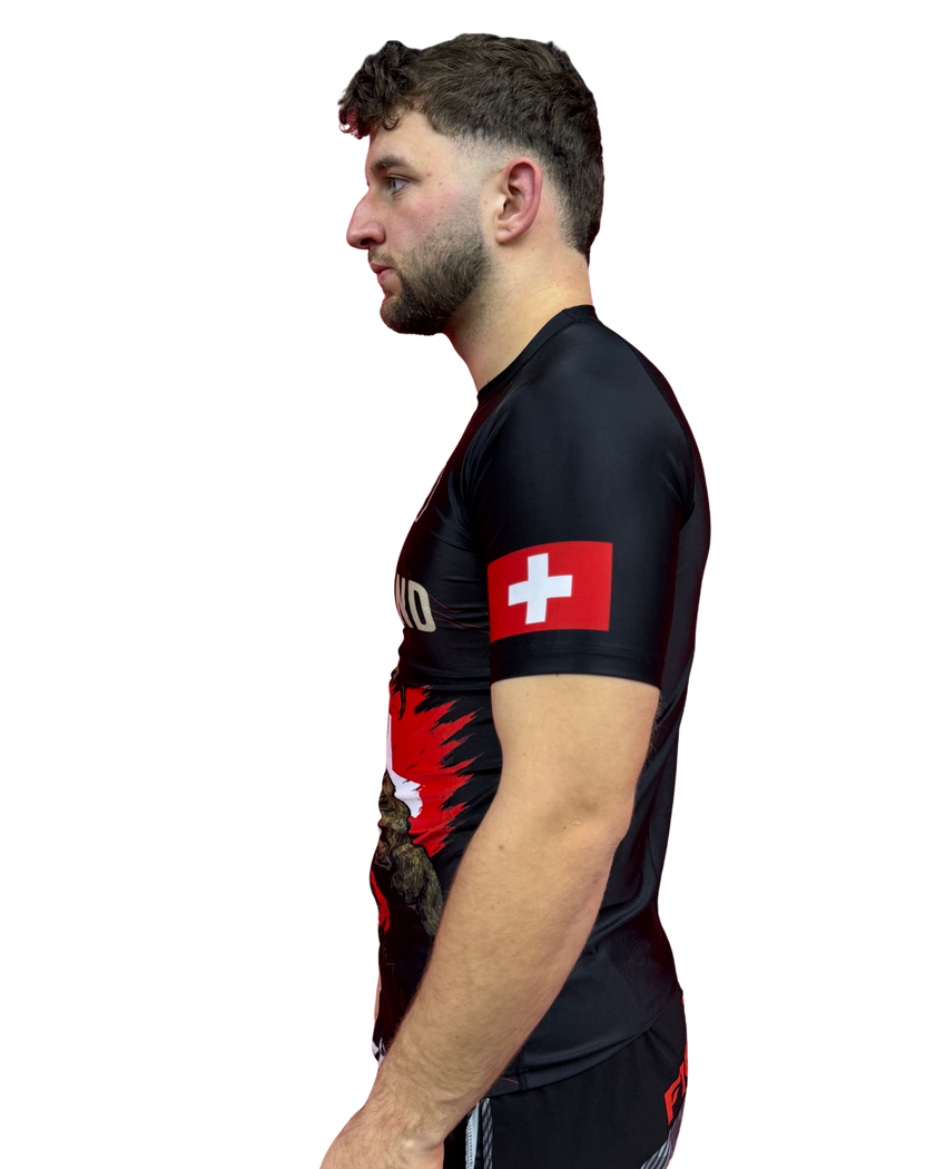 Rashguard  – SWITZERLAND Edition (Kurzarm) Schweiz