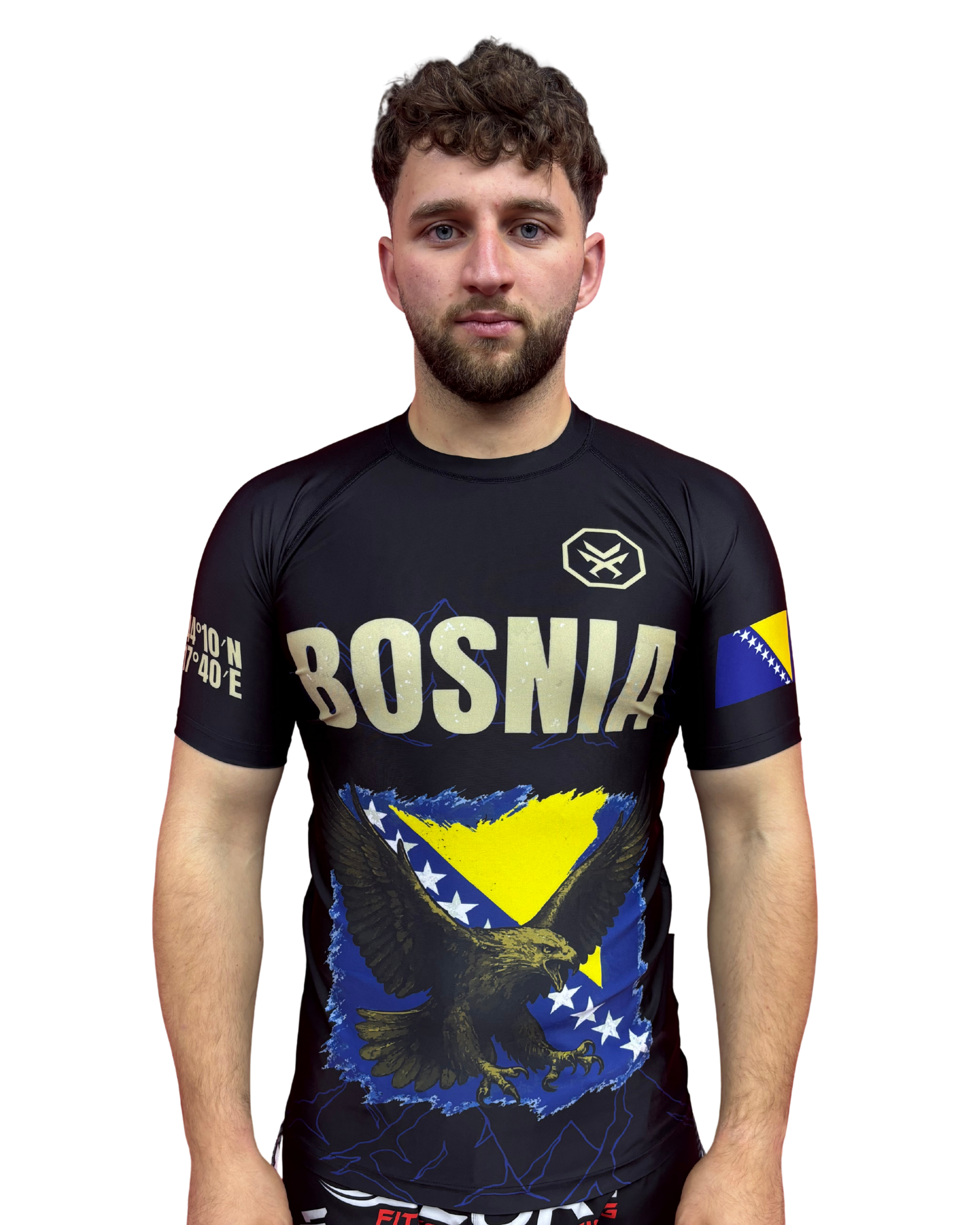 Rashguard – BOSNIA Edition (Kurzarm) Bosnien
