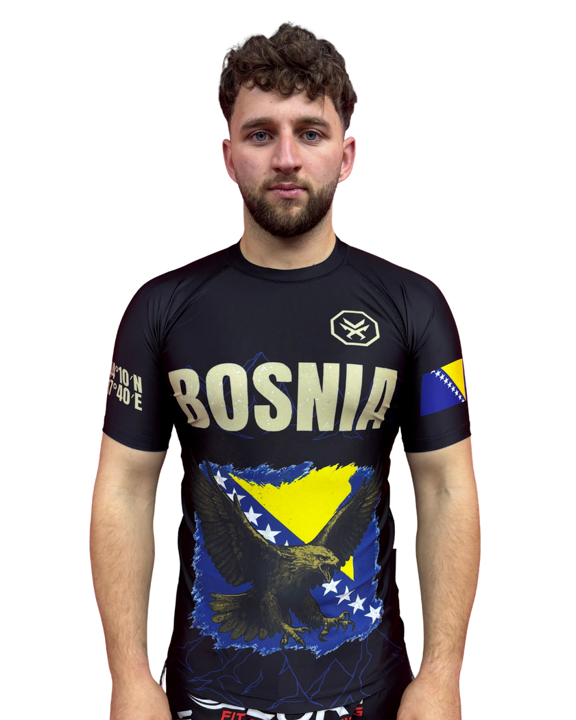 Rashguard – BOSNIA Edition (Kurzarm) Bosnien