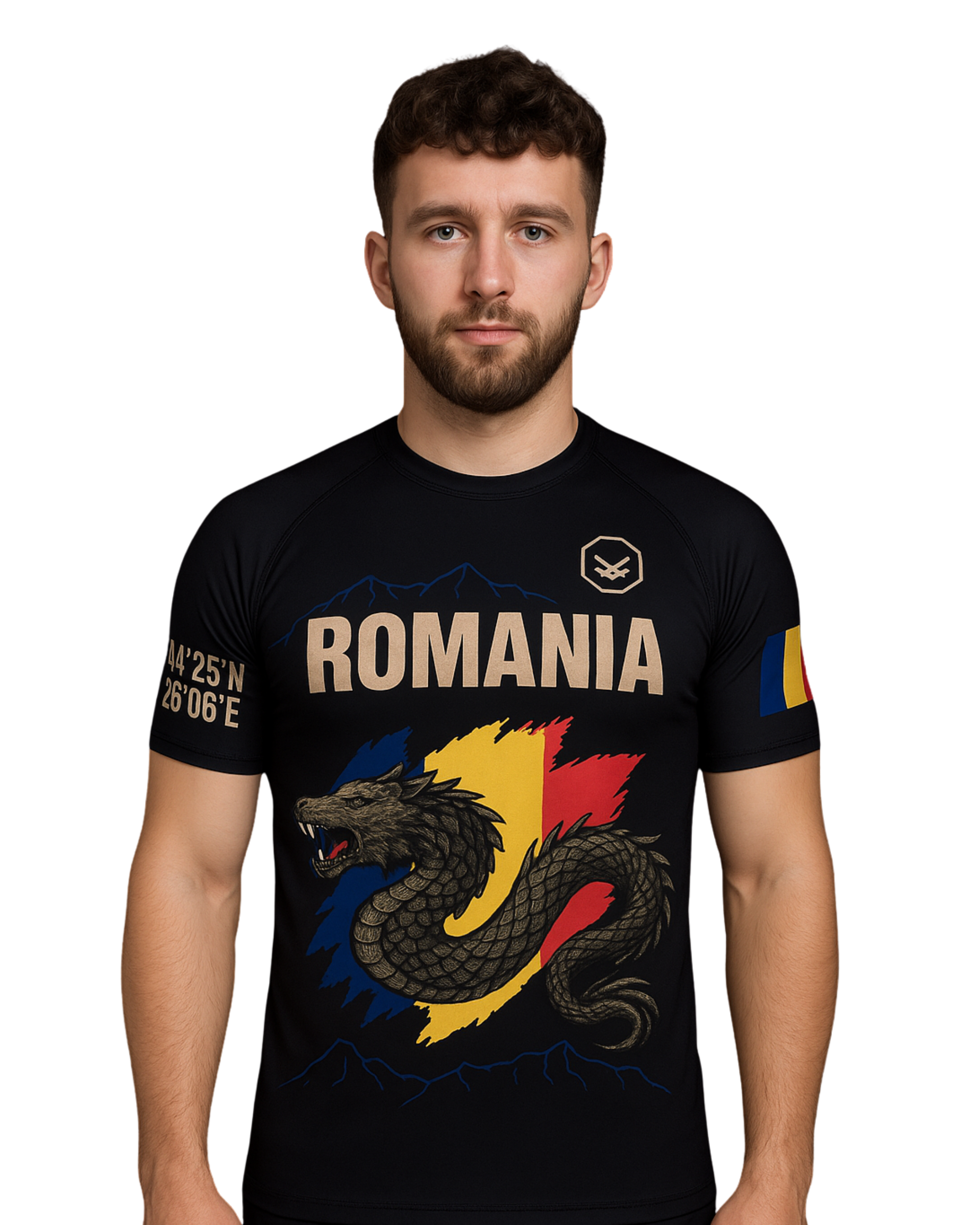 Kompressionsshirt – ROMANIA Edition (Kurzarm) Rumänien