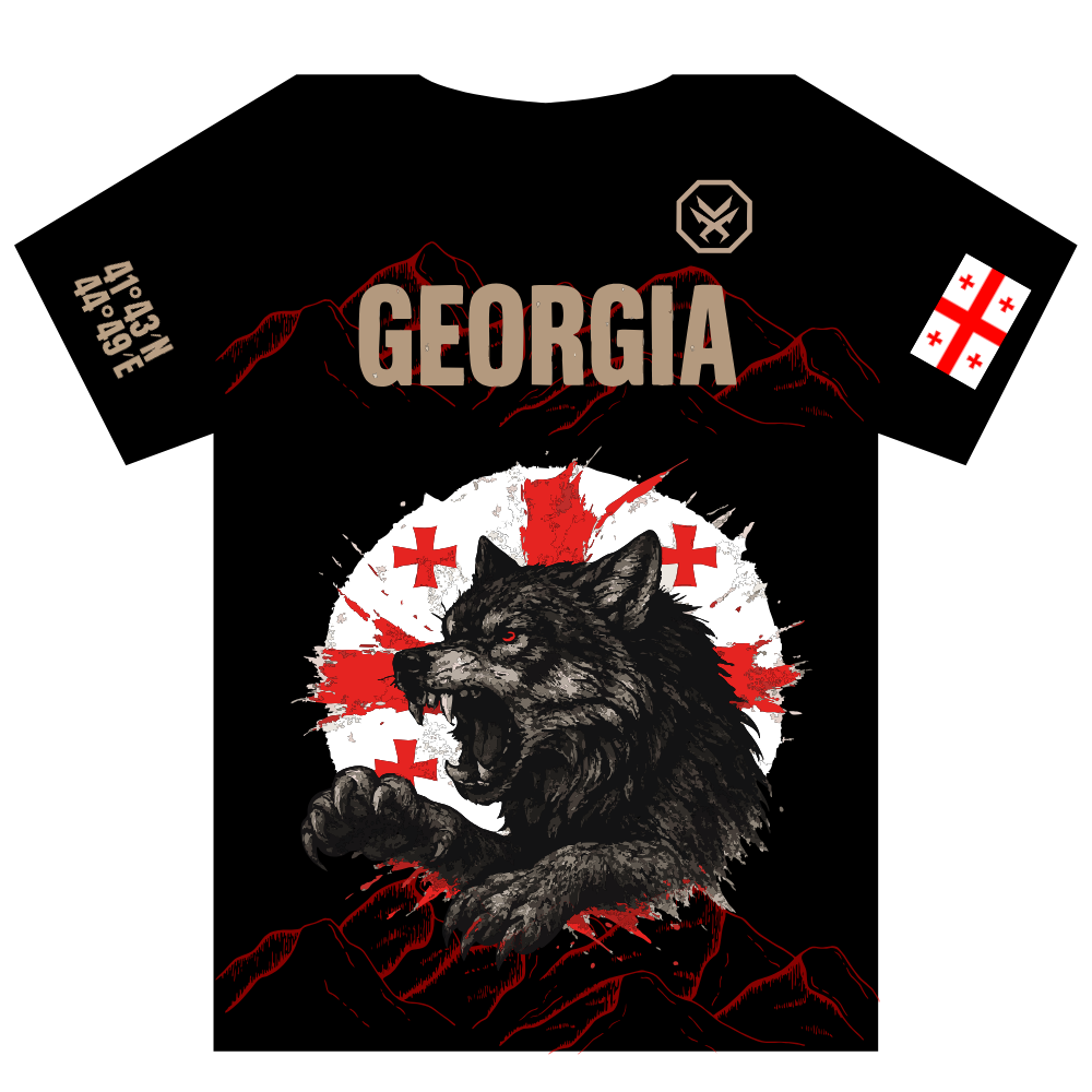 Rashguard  – GEORGIA Edition (Kurzarm) Georgien