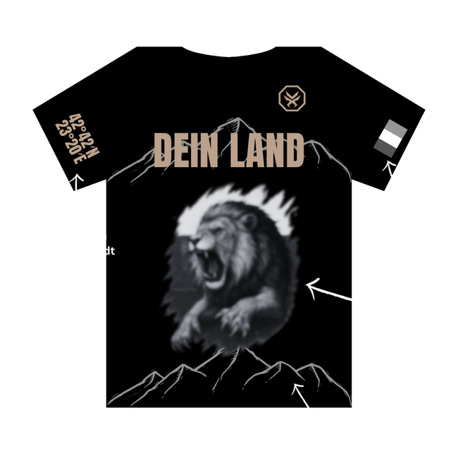 Dein Land - Custom Rashguard (Versand ca. 4 Wochen)